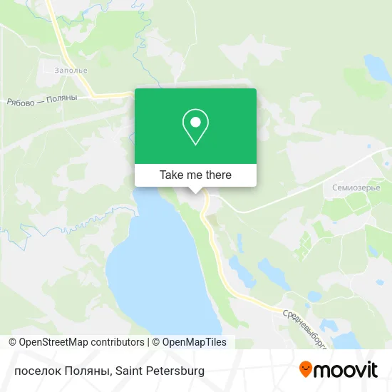 поселок Поляны map