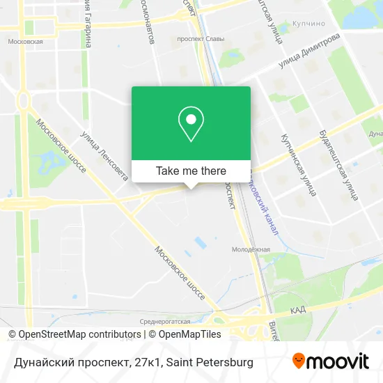 Дунайский проспект, 27к1 map