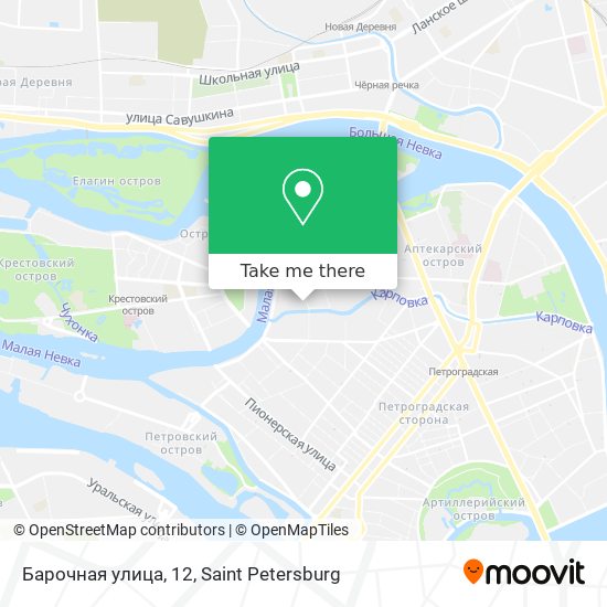 Барочная улица, 12 map