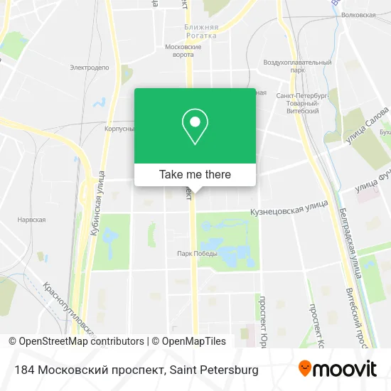 184 Московский проспект map