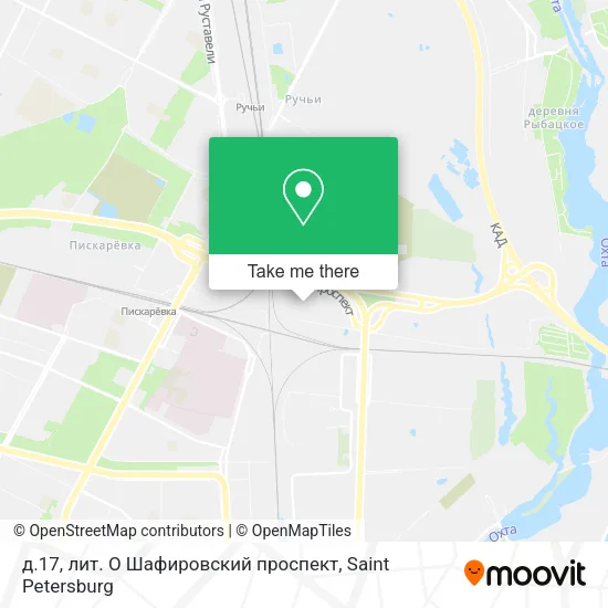 д.17, лит. О Шафировский проспект map
