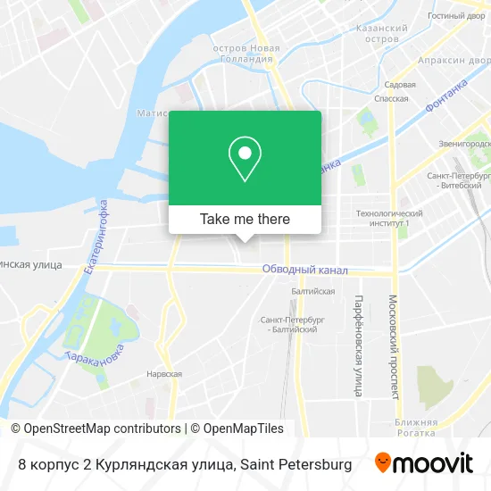 8 корпус 2 Курляндская улица map