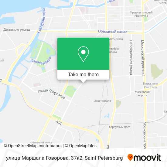 улица Маршала Говорова, 37к2 map