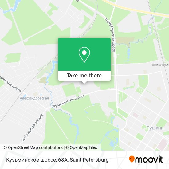 Кузьминское шоссе, 68А map