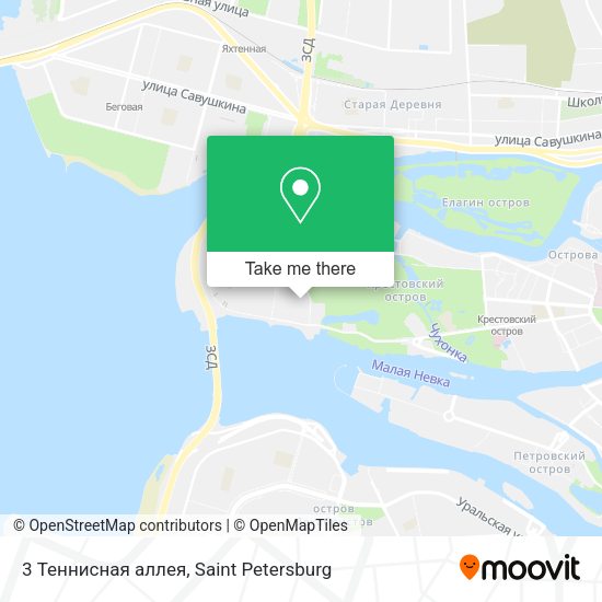 3 Теннисная аллея map
