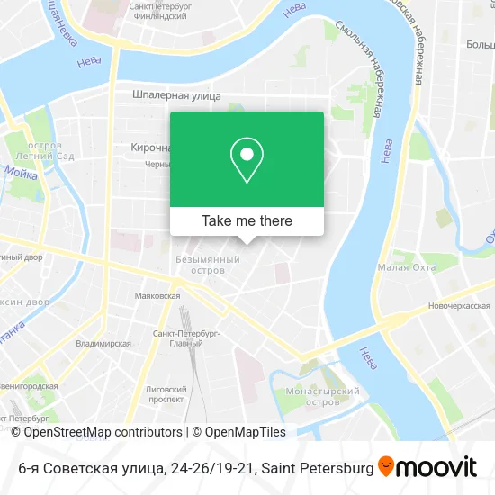 6-я Советская улица, 24-26 / 19-21 map