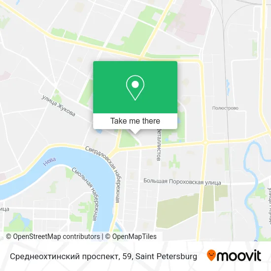 Среднеохтинский проспект, 59 map