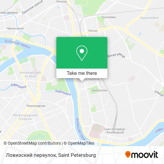 Ловизский переулок map