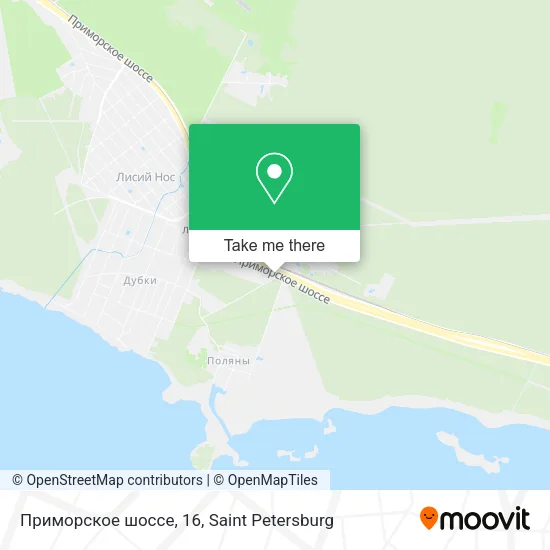 Приморское шоссе, 16 map