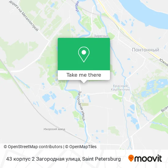 43 корпус 2 Загородная улица map