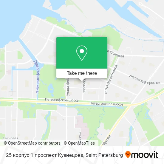 25 корпус 1 проспект Кузнецова map