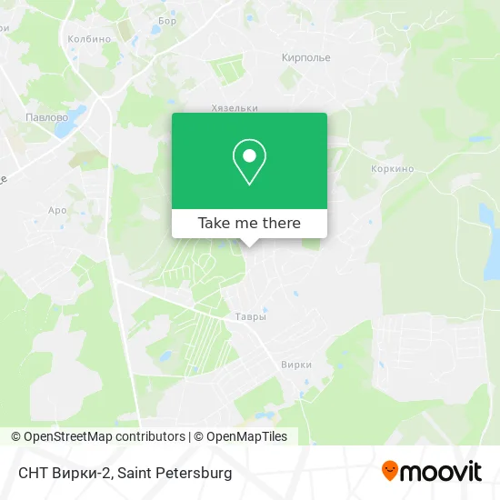 СНТ Вирки-2 map