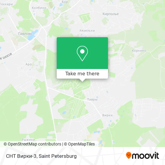 СНТ Вирки-3 map