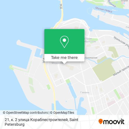 21, к. 2 улица Кораблестроителей map