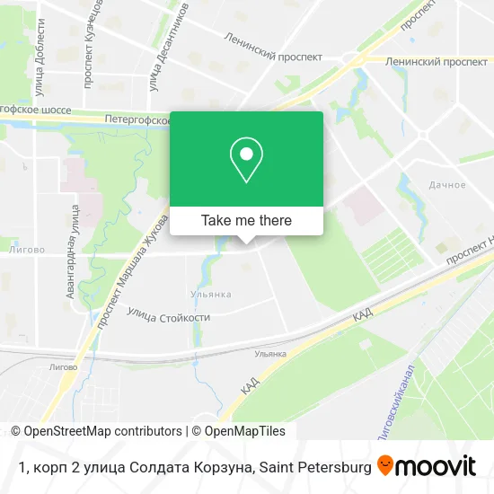 1, корп 2 улица Солдата Корзуна map