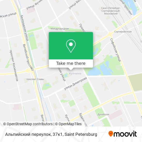 Альпийский переулок, 37к1 map