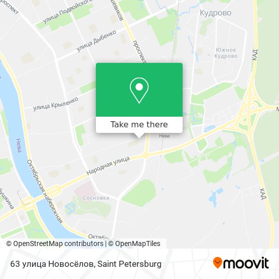 63 улица Новосёлов map
