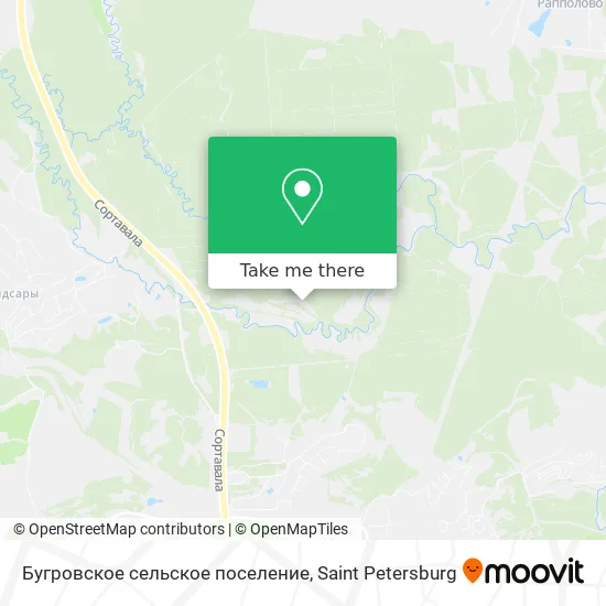 Бугровское сельское поселение map