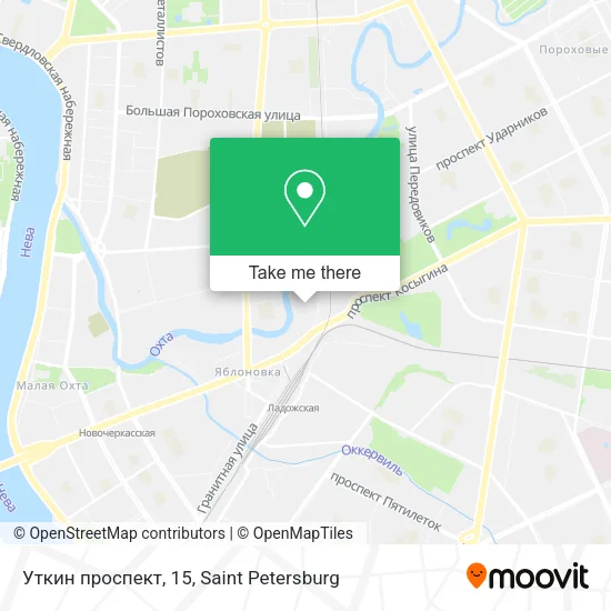 Уткин проспект, 15 map