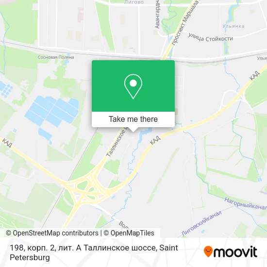 198, корп. 2, лит. А Таллинское шоссе map