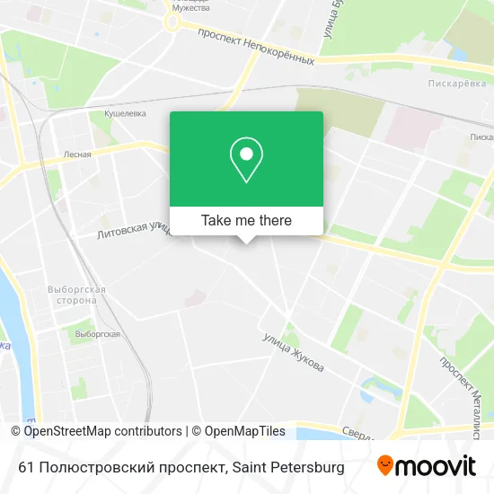 61 Полюстровский проспект map