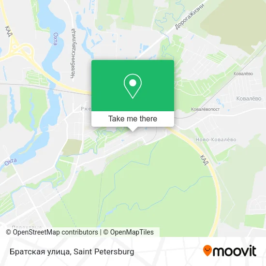 Братская улица map