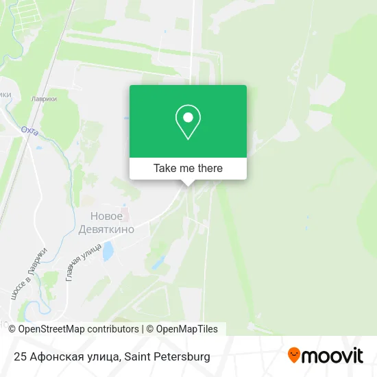 25 Афонская улица map