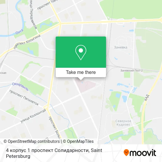 4 корпус 1 проспект Солидарности map