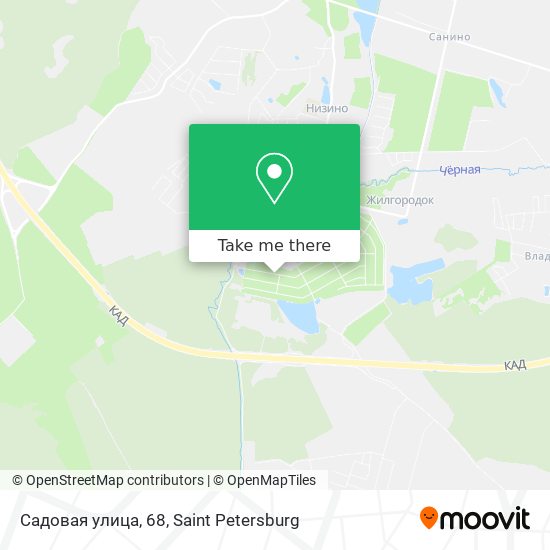 Садовая улица, 68 map