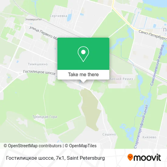 Гостилицкое шоссе, 7к1 map