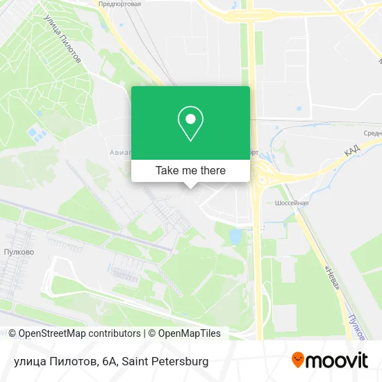 улица Пилотов, 6А map