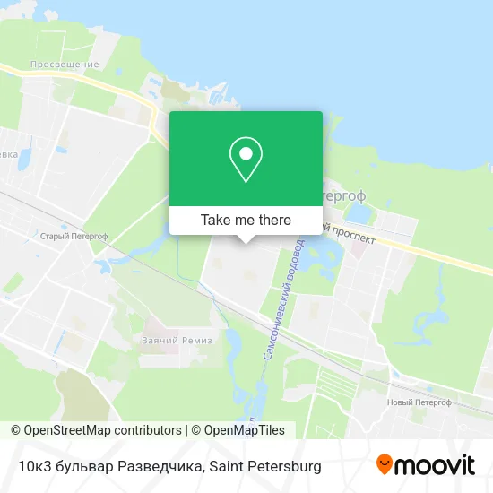 10к3 бульвар Разведчика map