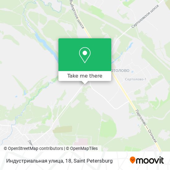 Индустриальная улица, 18 map
