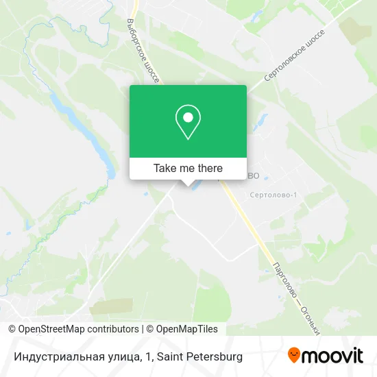 Индустриальная улица, 1 map
