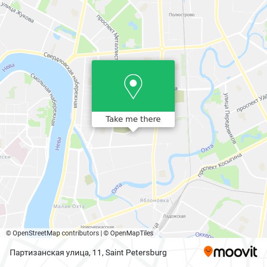 Партизанская улица, 11 map