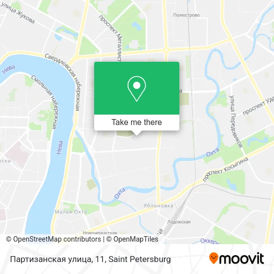Партизанская улица, 11 map