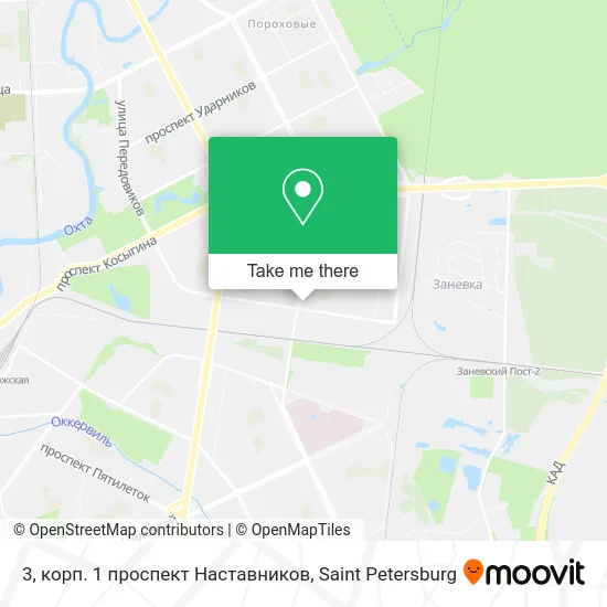 3, корп. 1 проспект Наставников map