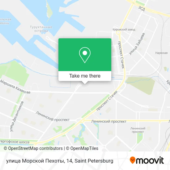 улица Морской Пехоты, 14 map