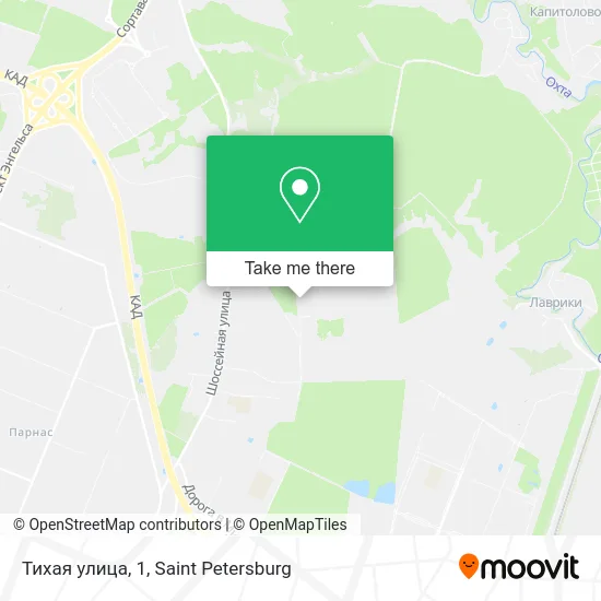 Тихая улица, 1 map