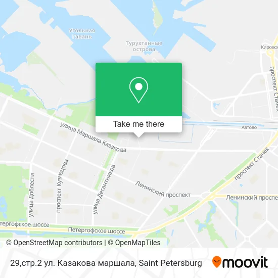 29,стр.2 ул. Казакова маршала map