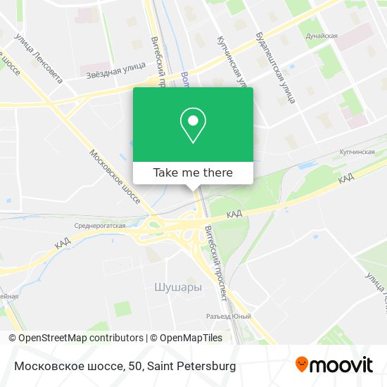 Московское шоссе, 50 map