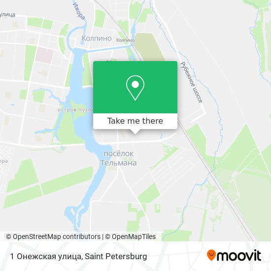 1 Онежская улица map