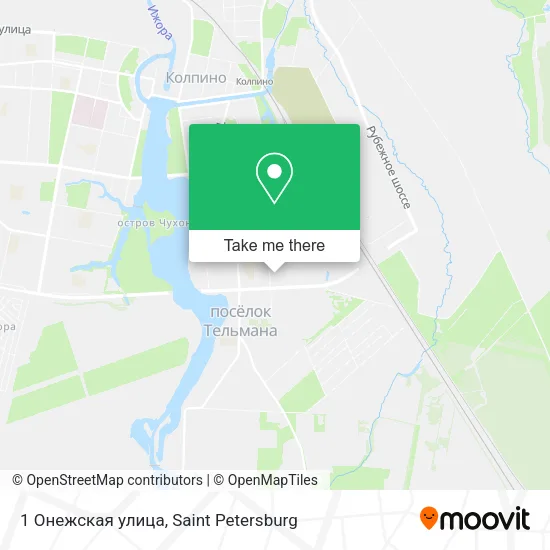 1 Онежская улица map