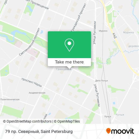 79 пр. Северный map
