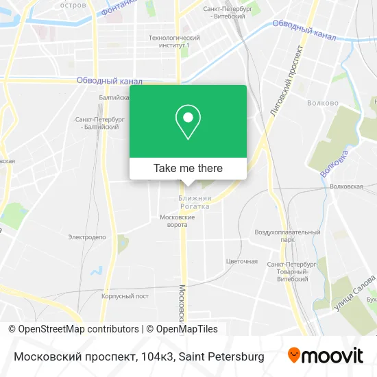 Московский проспект, 104к3 map
