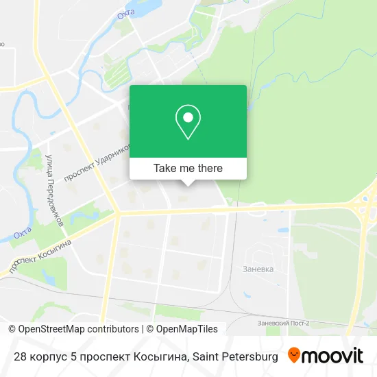 28 корпус 5 проспект Косыгина map