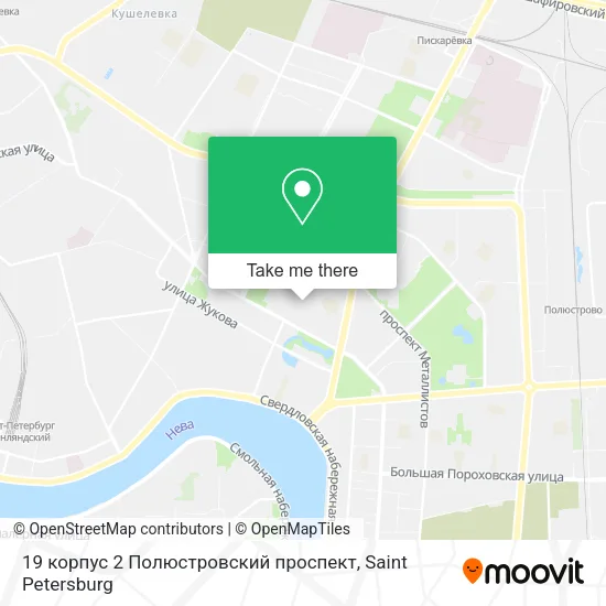 19 корпус 2 Полюстровский проспект map