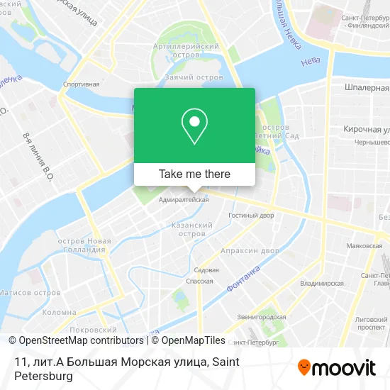 11, лит.А Большая Морская улица map