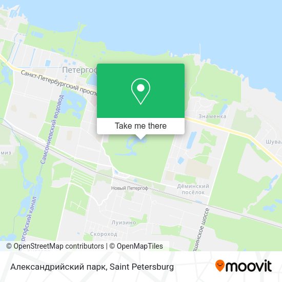 Александрийский парк map