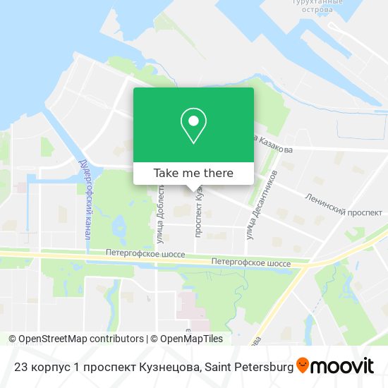 23 корпус 1 проспект Кузнецова map